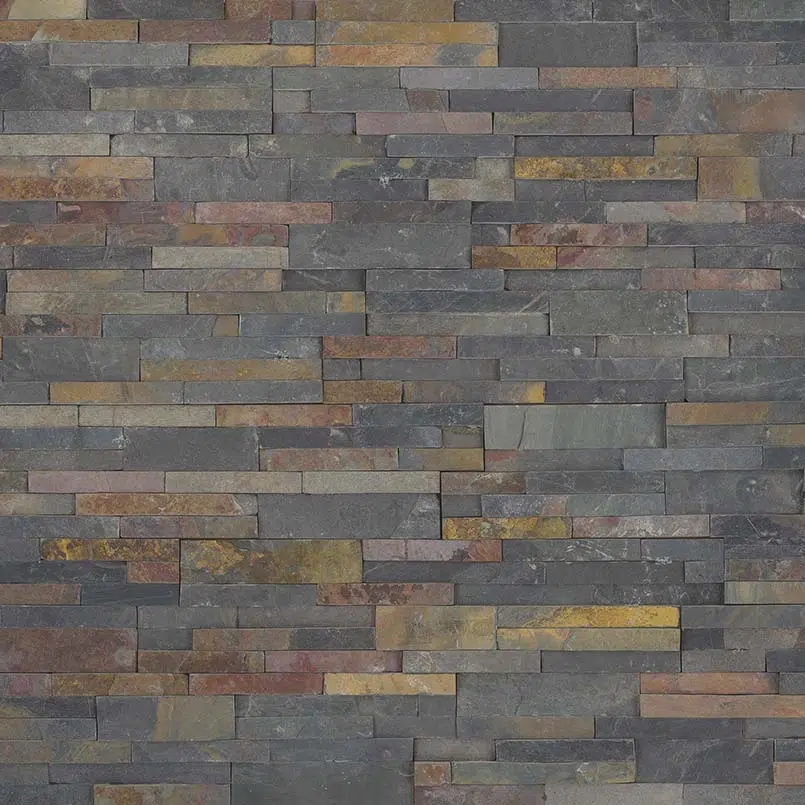 Ledge Stone Jak Multi Color Slate 600x150mm (21.60m2)
