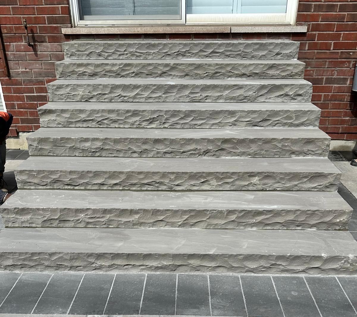 Slate Grey Block Step