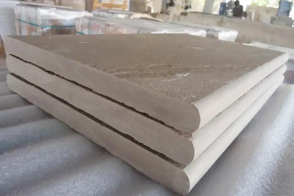 Autumn Brown Bullnose Coping