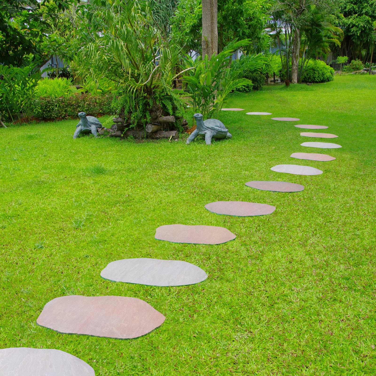 Autumn Brown Stepping Stones