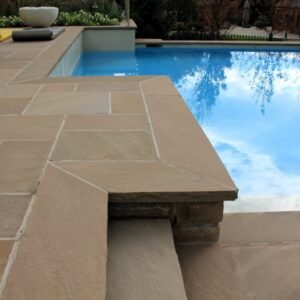 Autumn Brown Rockface Coping